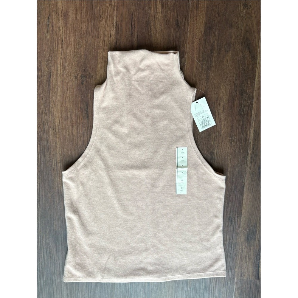NWT Coquette Blush Fleece Tank Soft Girl Y2K Pink Top M That Girl Aesthetic